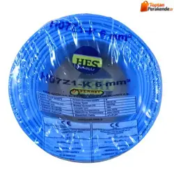 Hes Nyaf Kablo 6 Mm Mavi (H07z1-K) Halojen Free